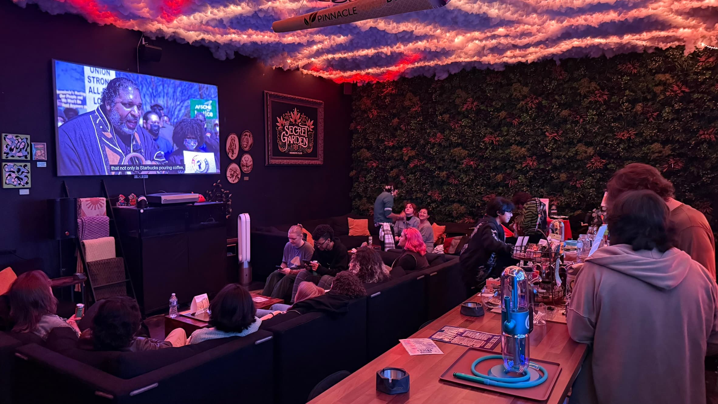 The Secret Garden lounge interior